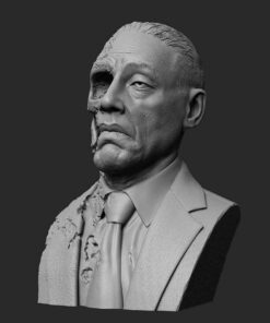 Breaking Bed – Gustavo Fring (Face Off) Bust | 3D Print Model | STL Files