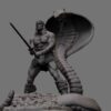conan the destroyer diorama statue
