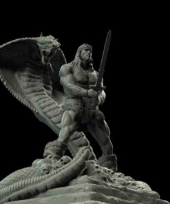 Conan The Destroyer Diorama Statue | 3D Print Model | STL Files