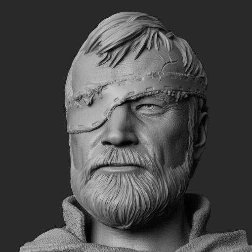 Game of Thrones – Beric Dondarrion Bust | 3D Print Model | STL Files