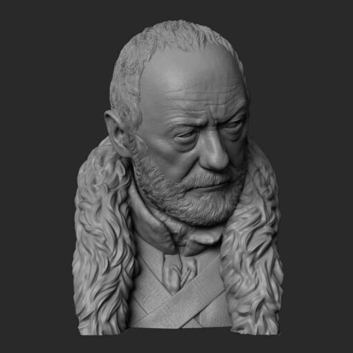 Game of Thrones – Davos Seaworth Bust | 3D Print Model | STL Files