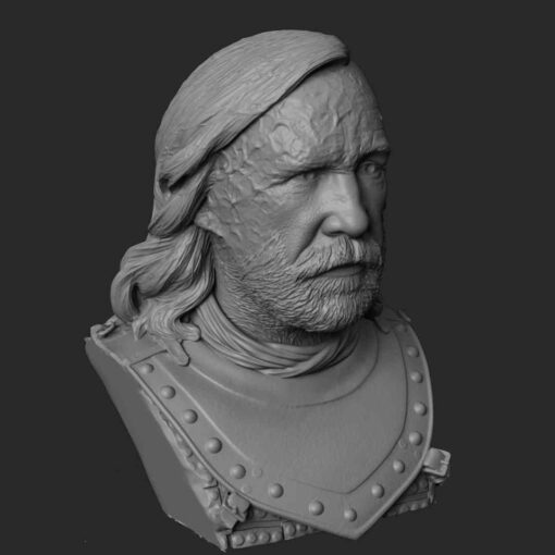 Game of Thrones – Sandor Clegane (The Hound) Bust | 3D Print Model | STL Files
