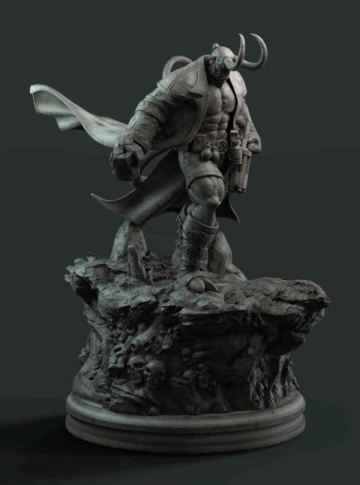 Hellboy Diorama Statue | 3D Print Model | STL Files