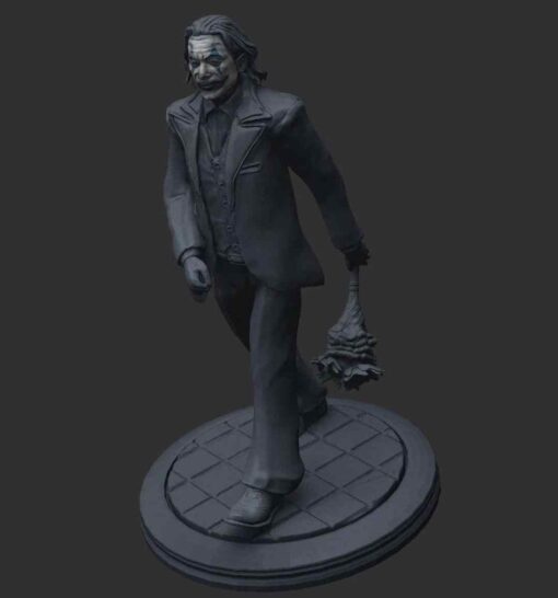 Joker Clown with Roses Statue | 3D Print Model | STL Files