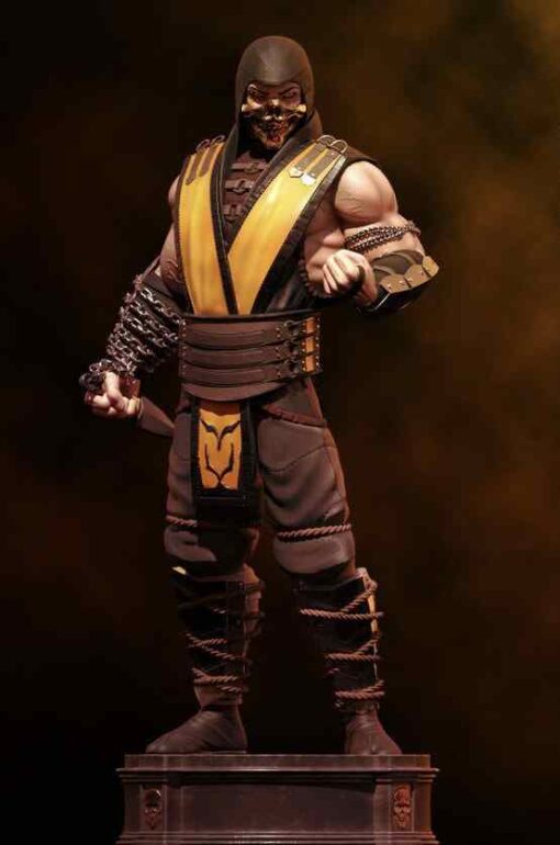 Mortal Kombat – Scorpion Statue | 3D Print Model | STL Files