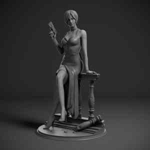 Resident Evil – Ada Wong Statue | 3D Print Model | STL Files