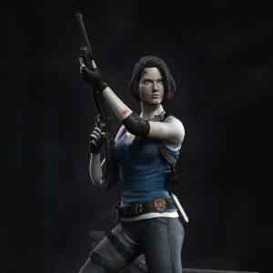 Resident Evil – Jill Valentine Statue | 3D Print Model | STL Files