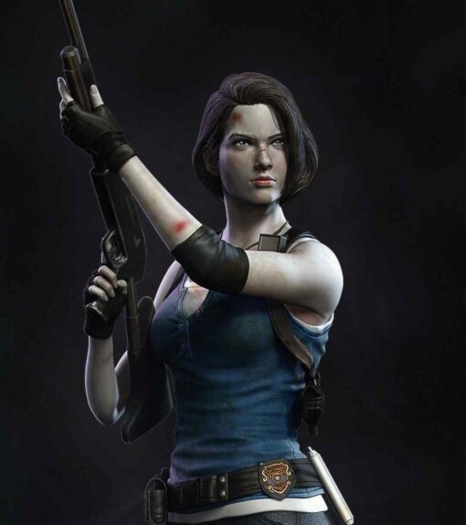 Resident Evil – Jill Valentine Statue | 3D Print Model | STL Files