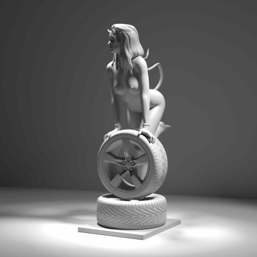 Sexy Mechanic Devil Statue | 3D Print Model | STL Files