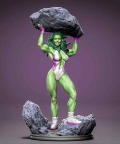 She Hulk Diorama Statue | 3D Print Model | STL Files