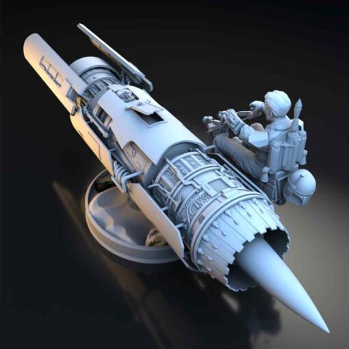 Star Wars – Cobb Vanth’s Speeder Statue | 3D Print Model | STL Files