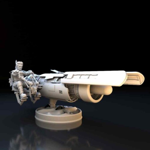 Star Wars – Cobb Vanth’s Speeder Statue | 3D Print Model | STL Files