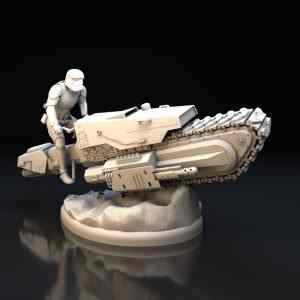 Star Wars – Anakin’s Podracer Diorama Statue | 3D Print Model | STL Files