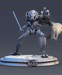 Star Wars – General Grievous Statue | 3D Print Model | STL Files