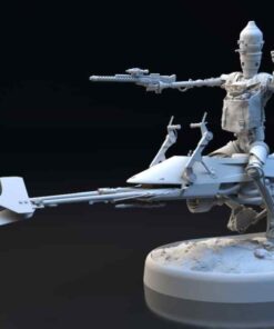 Star Wars – IG11 Bounty Hunter Droid Diorama Statue | 3D Print Model | STL Files
