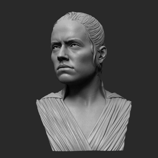 Star Wars – Rey Bust | 3D Print Model | STL Files