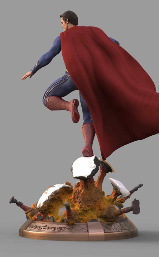 Superman (Henry Cavill) Diorama Statue | 3D Print Model | STL Files