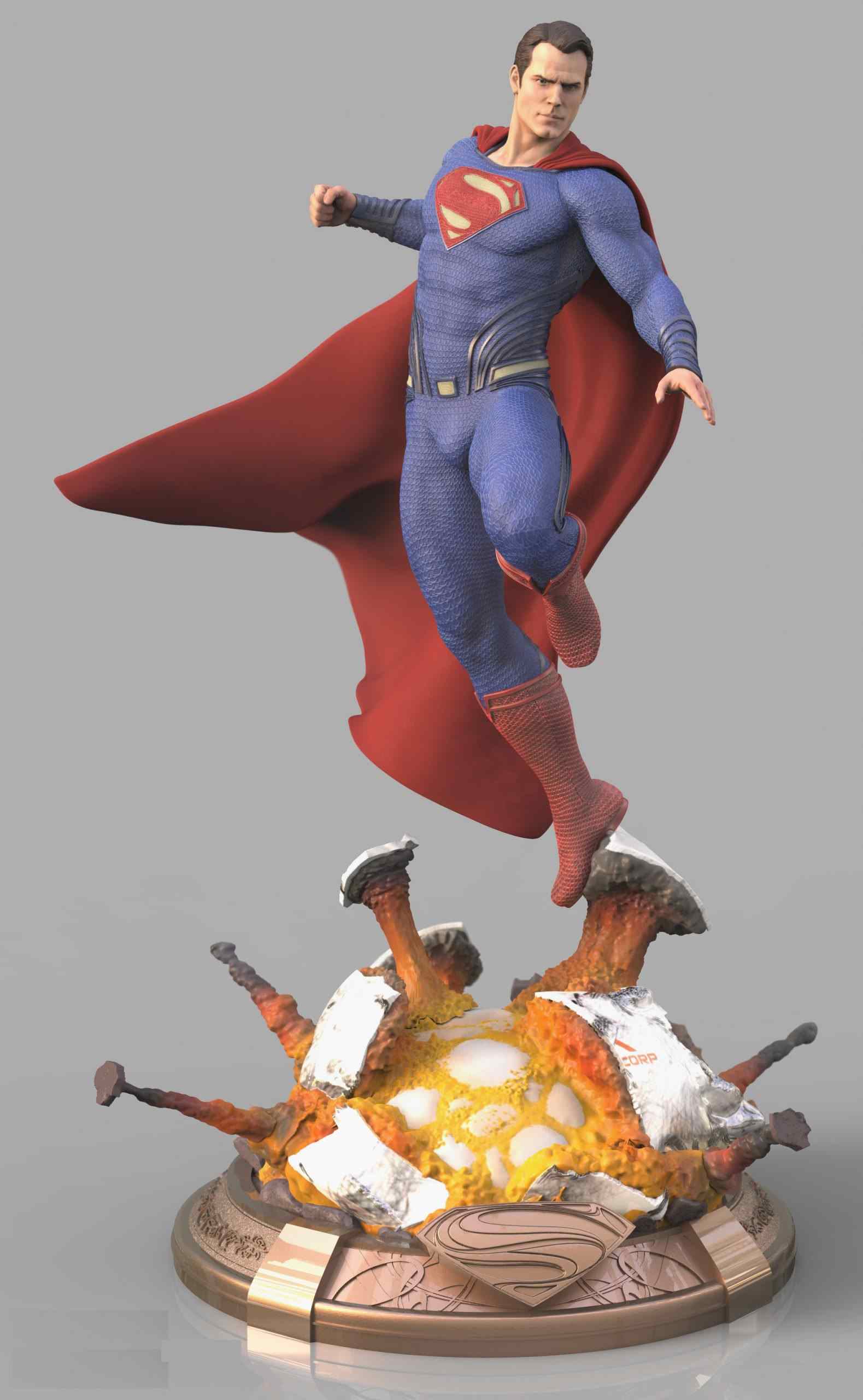 Figurine en carton taille réelle - Superman - Henry Cavill