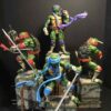 teenage mutant ninja turtles diorama statue 4