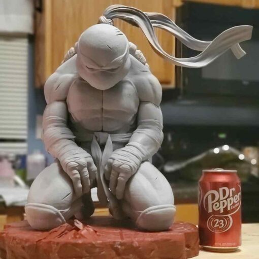 TMNT Donatello Defeated Statue | 3D Print Model | STL Files