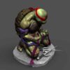 TMNT Michelangelo Defeated Statue | 3D Print Model | STL Files