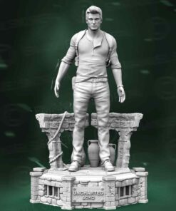 Uncharted – Nathan Drake Diorama Statue | 3D Print Model | STL Files