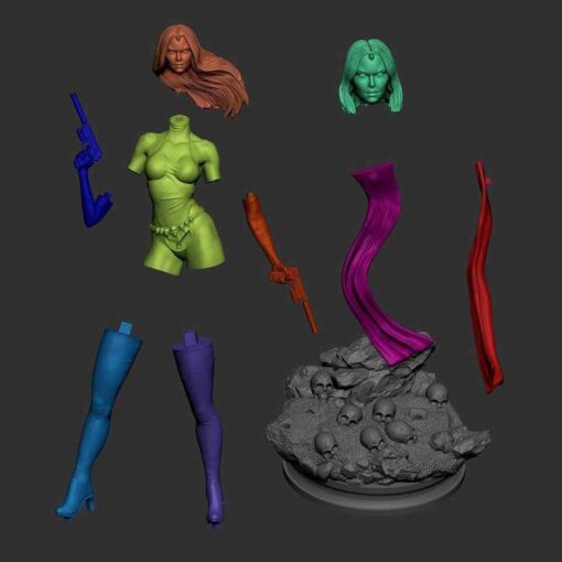 X-Men – Mystique Statue | 3D Print Model | STL Files