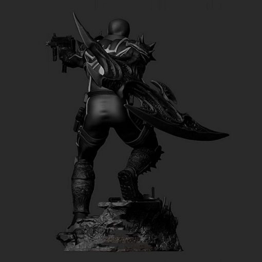 Agent Venom Statue | 3D Print Model | STL Files