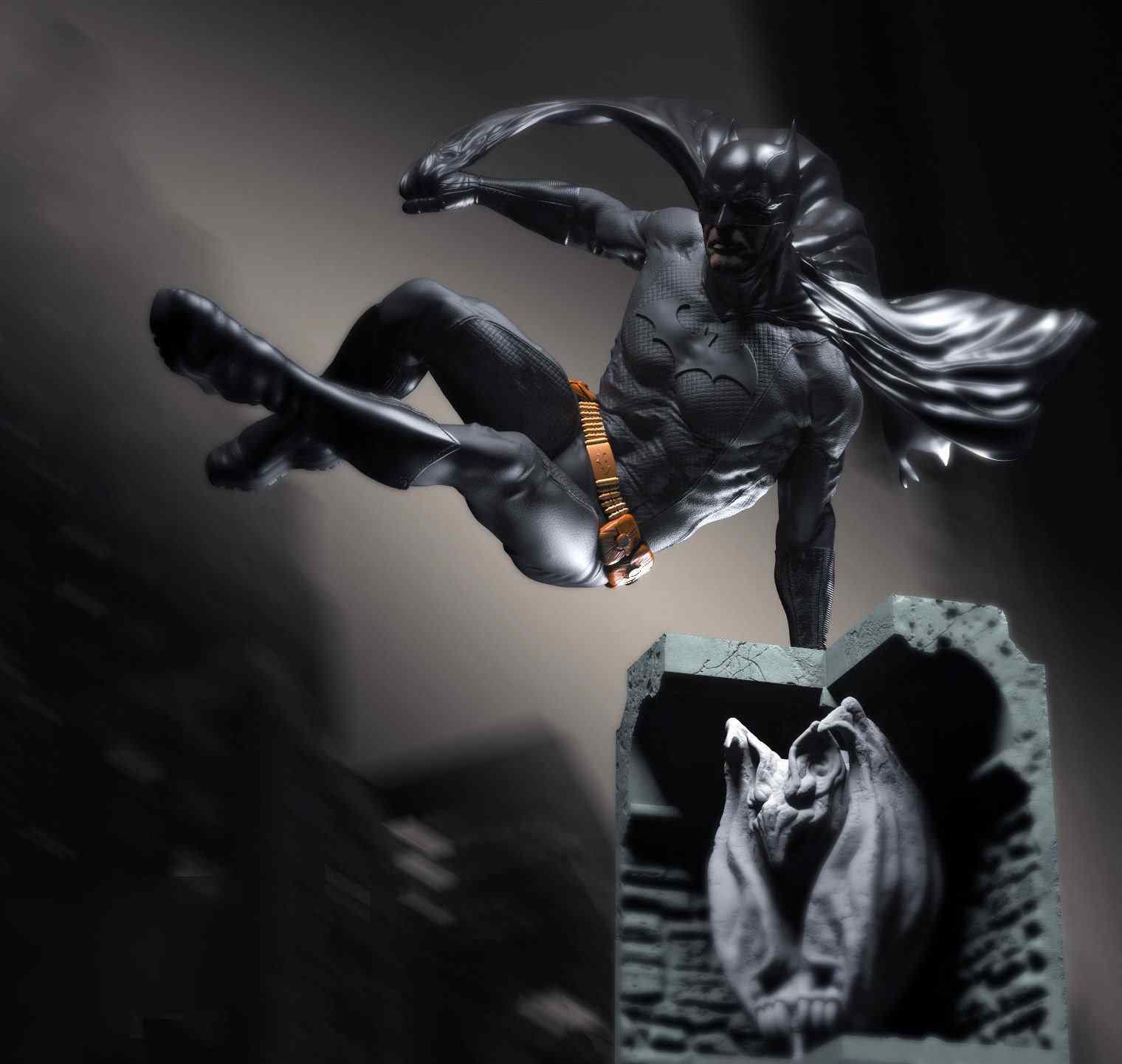 Batman Jumping Diorama Statue ‹ 3D Spartan Shop