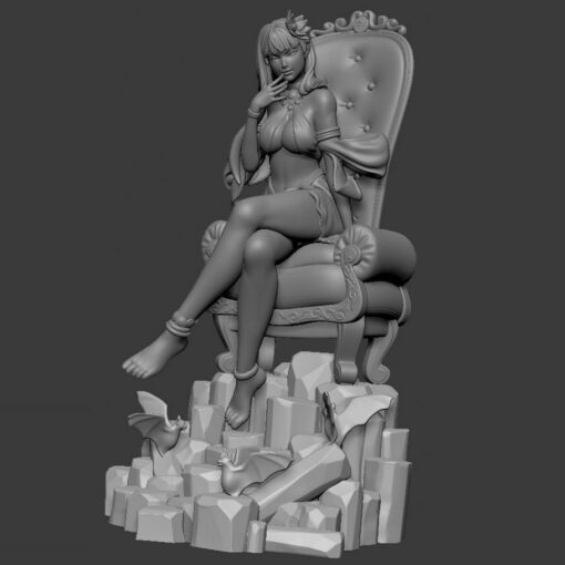 Darkstalkers – Morrigan Aensland Diorama Statue | 3D Print Model | STL Files