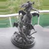 darkstalkers succubus morika and lilith vampire diorama statue 7