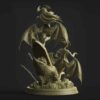 darkstalkers succubus morika and lilith vampire diorama statue 8