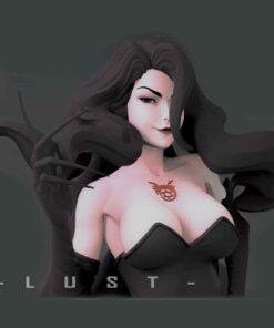 Fullmetal Alchemist Lust Statue | 3D Print Model | STL Files