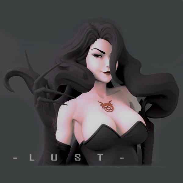 Fullmetal Alchemist – Lust Statue | 3D Print Model | STL Files