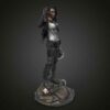 girl terminator statue 3
