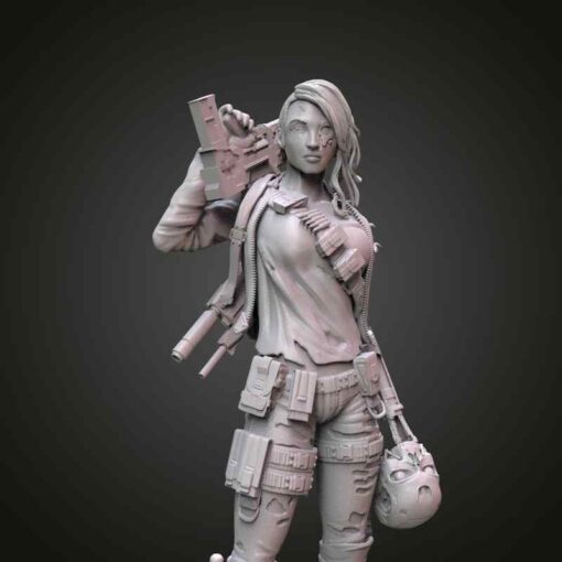 Female Terminator Statue | 3D Print Model | STL Files
