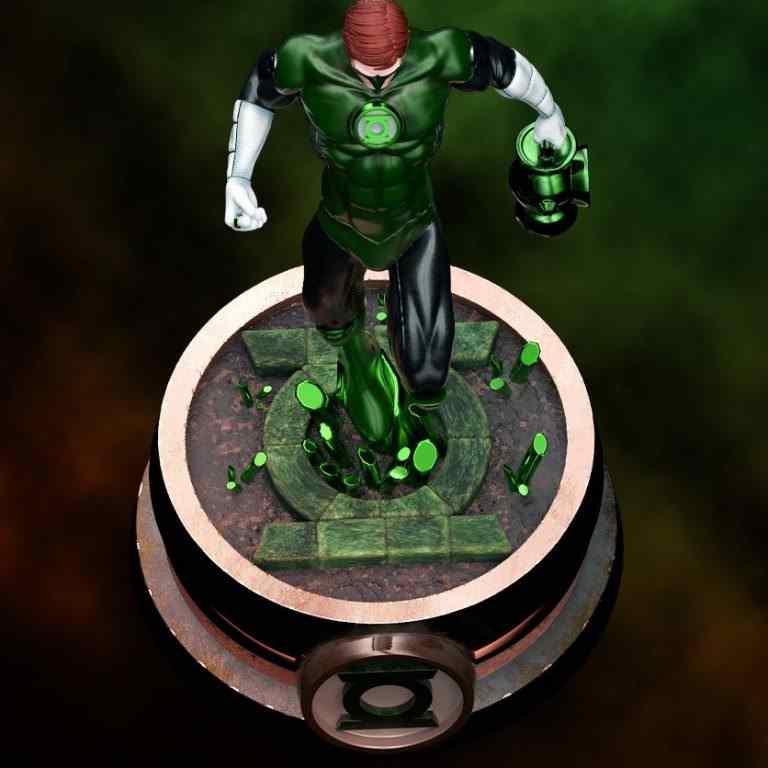 Green Lantern Hal Jordan Statue ‹ 3D Spartan Shop
