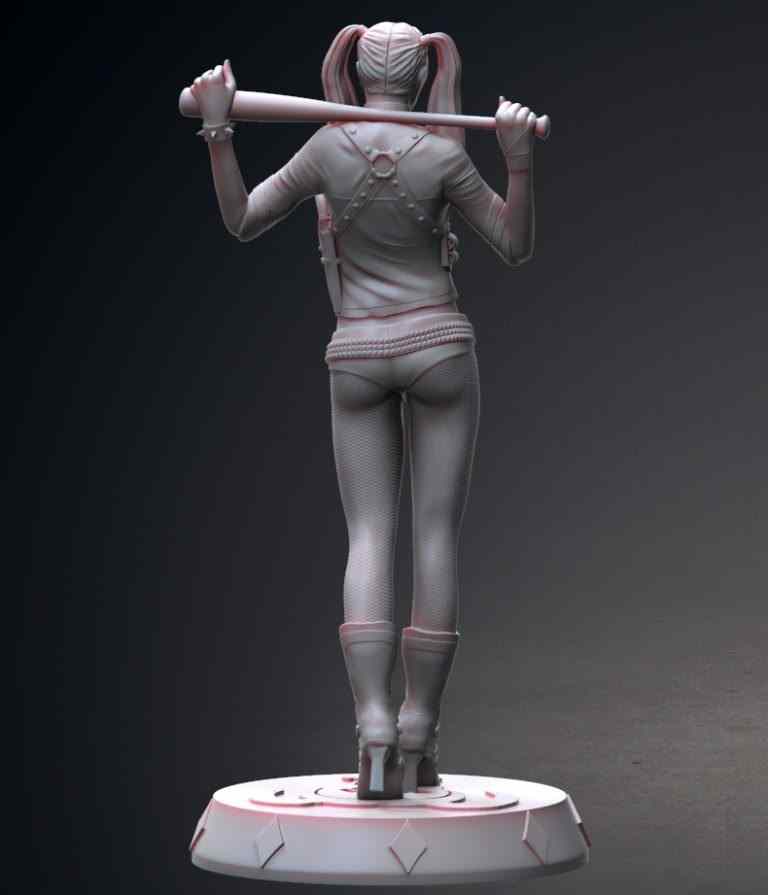 Harley Quinn Figure Statue 3D Spartan Shop