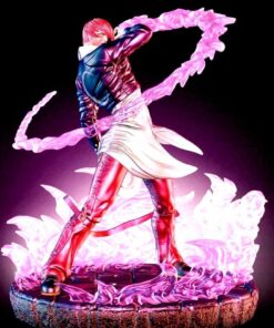 King of Fighters – Iori Yagami Diorama Statue | 3D Print Model | STL Files