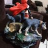 little red riding hood diorama statue
