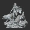 little red riding hood diorama statue 9