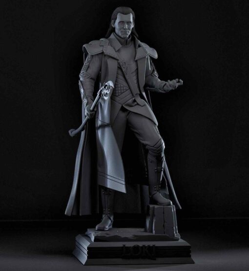 Loki – Tom Hiddelston Statue | 3D Print Model | STL Files