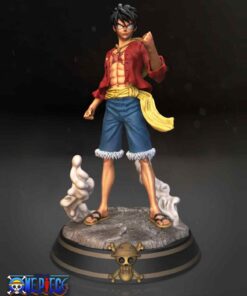 One Piece – Monkey D. Luffy Statue | 3D Print Model | STL Files