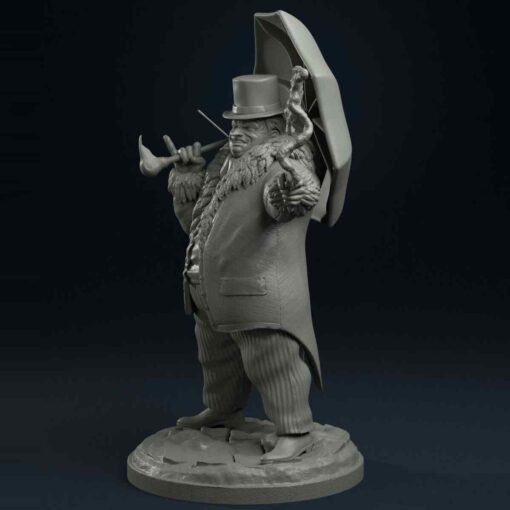 Batman Penguin with Gun Statue | 3D Print Model | STL Files