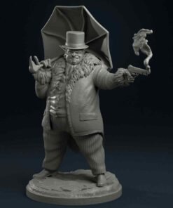 Penguin with Gun Statue | 3D Print Model | STL Files