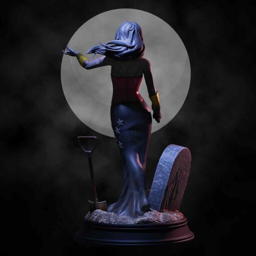 Queen Wonder Woman Halloween Statue | 3D Print Model | STL Files
