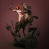 red sonja riding horse diorama statue 6