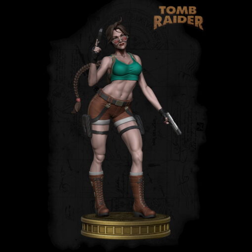 Sexy Lara Croft – Tomb Raider Statue | 3D Print Model | STL Files