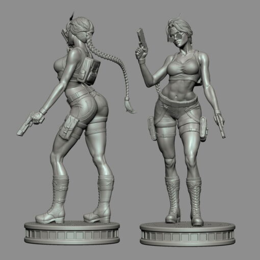 Sexy Lara Croft – Tomb Raider Statue | 3D Print Model | STL Files