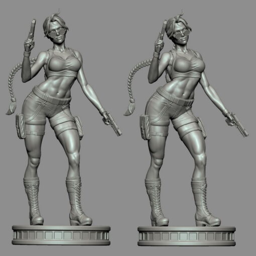 Sexy Lara Croft – Tomb Raider Statue | 3D Print Model | STL Files